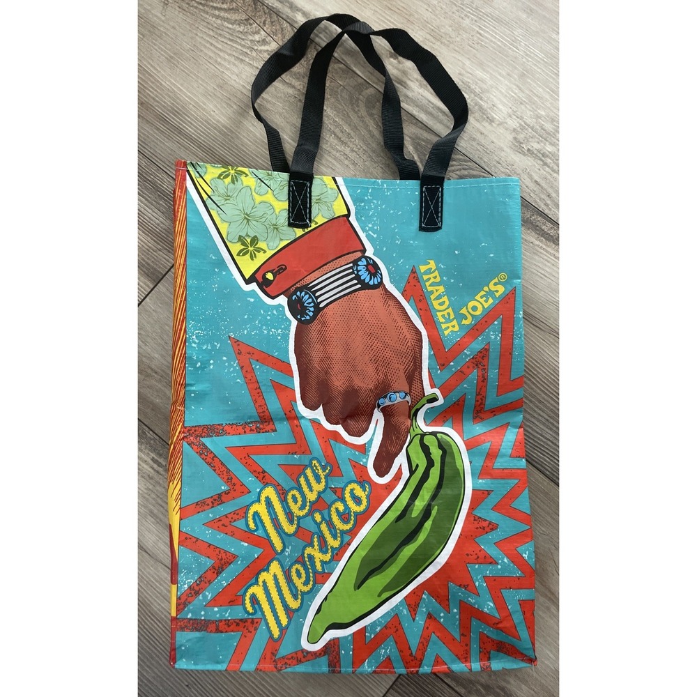 Trader Joe's Fashion 6 Gal Reusable Grocery Bag Sant Fe ‎ Local New Mexico Style